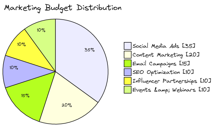 Marketing Budget Distribution | Blocks And Arrows